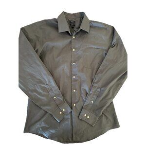 🌵4/$25 Arrow Shirt Men’s‎ 16.5 36/37 Button Up Long Sleeve Gray Career Academia